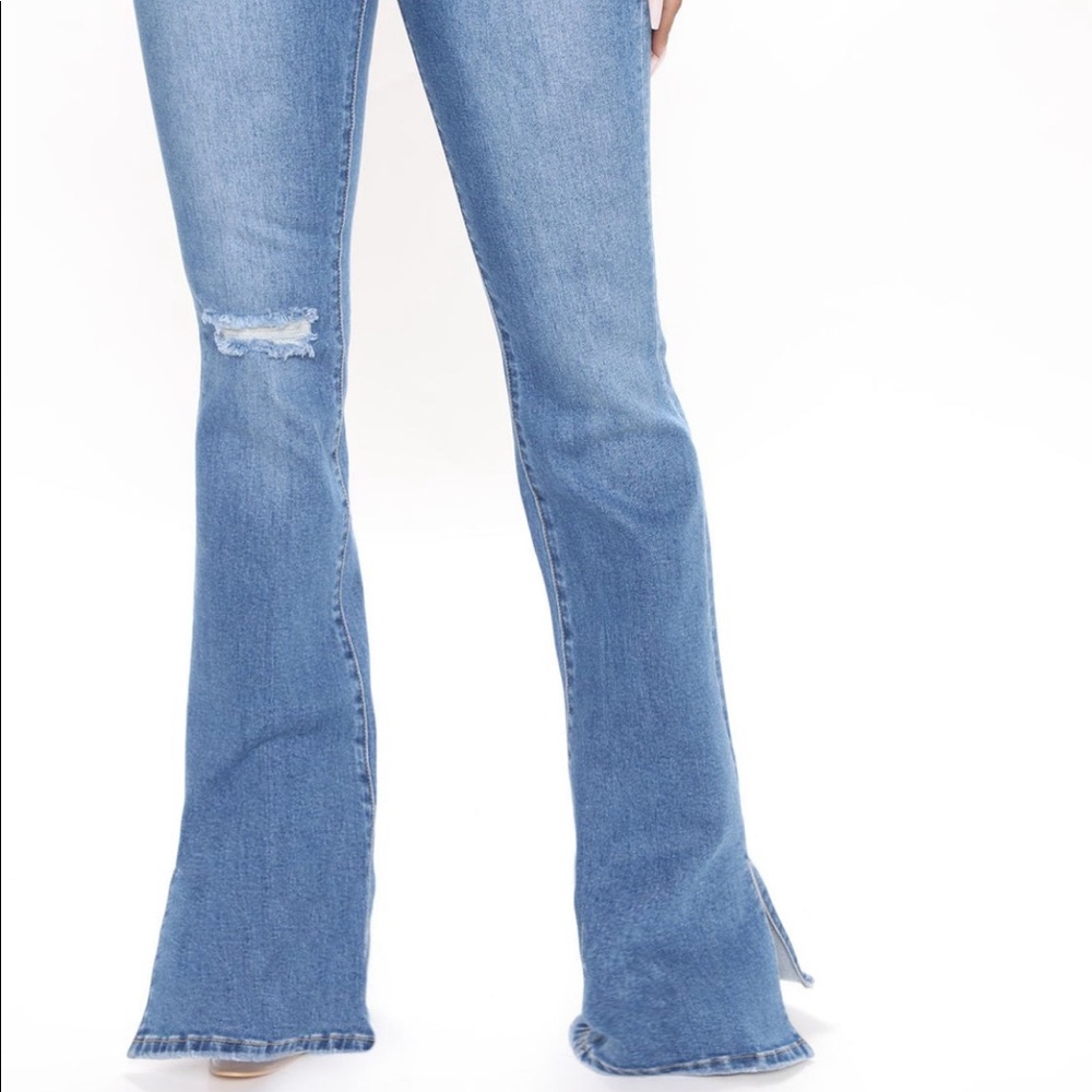 FashionNova side slit jeans - Picture 7 of 7